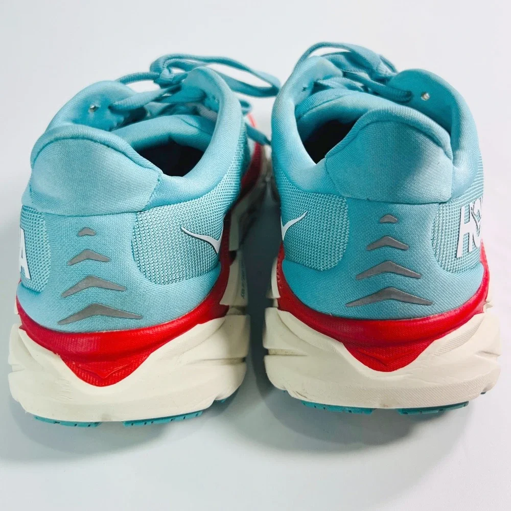 Hoka Women's Clifton 8 Aquarelle Eggshell Blue Running Shoes 1119394-AEBL Sz 7.5